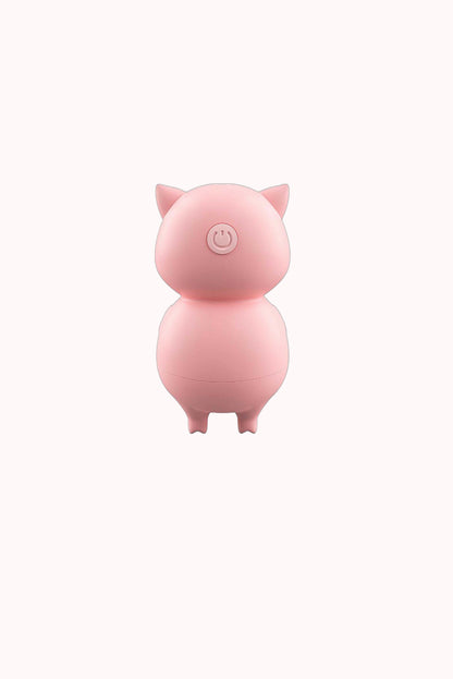 Vibrador Piggy/Porco em Silicone Recarregável – 10 Modos de Pulsação – Doce Malícia