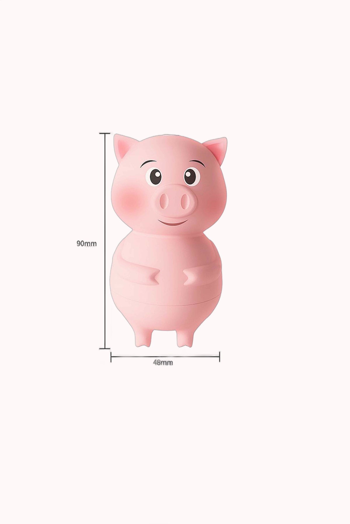 Vibrador Piggy/Porco em Silicone Recarregável – 10 Modos de Pulsação – Doce Malícia