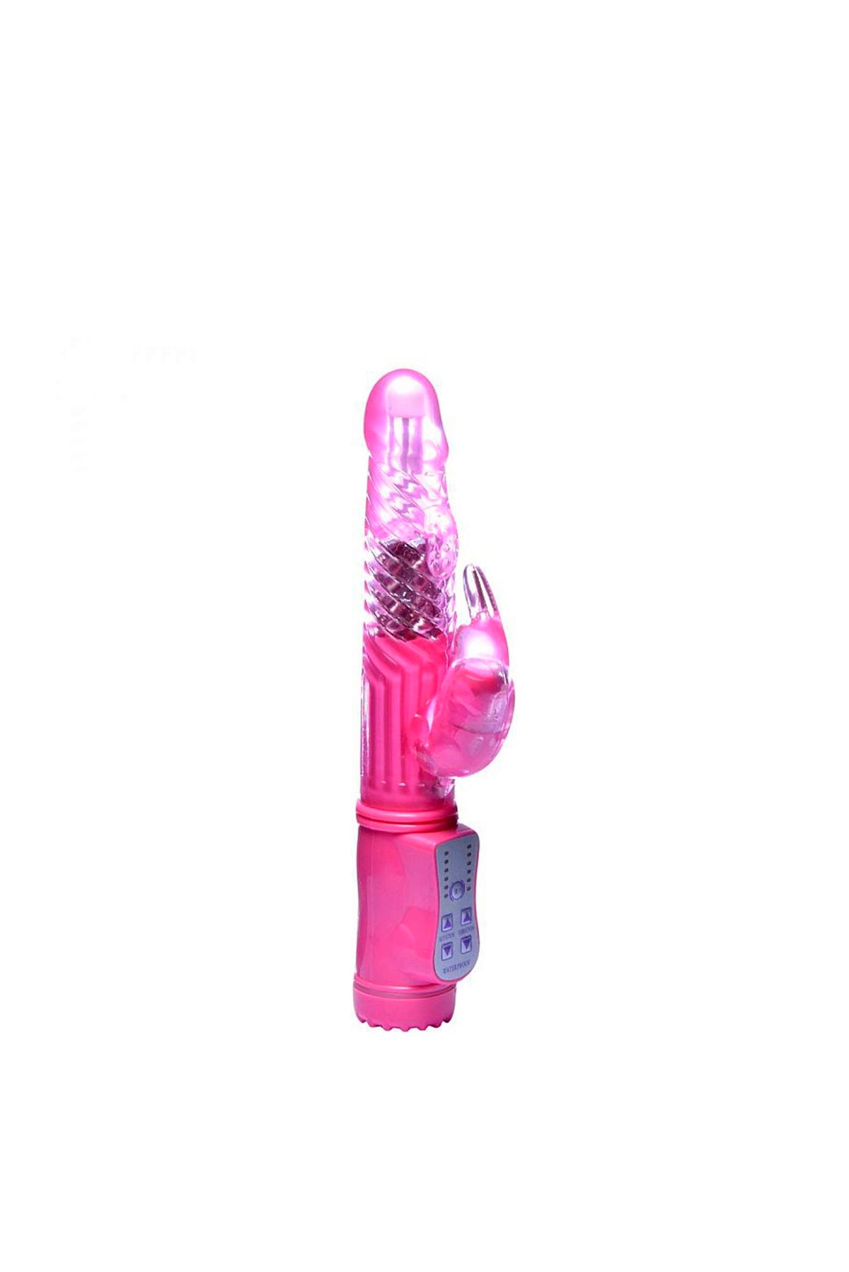 Vibrador Rotativo em Silicone Recarregável em rosa – Doce Malícia