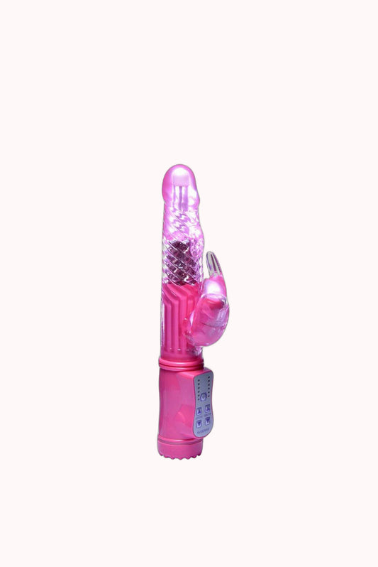 Vibrador Rotativo em Silicone Recarregável 36 Vibrações com Rotação – Doce Malícia