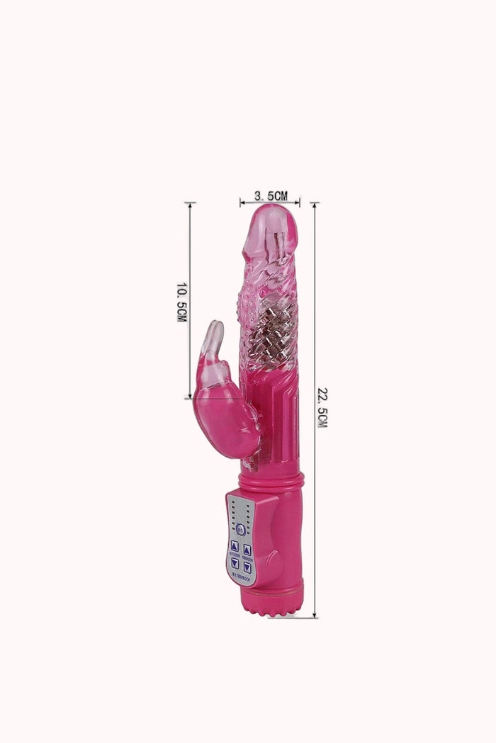 Vibrador Rotativo em Silicone Recarregável 36 Vibrações com Rotação – Doce Malícia — Doce Malícia