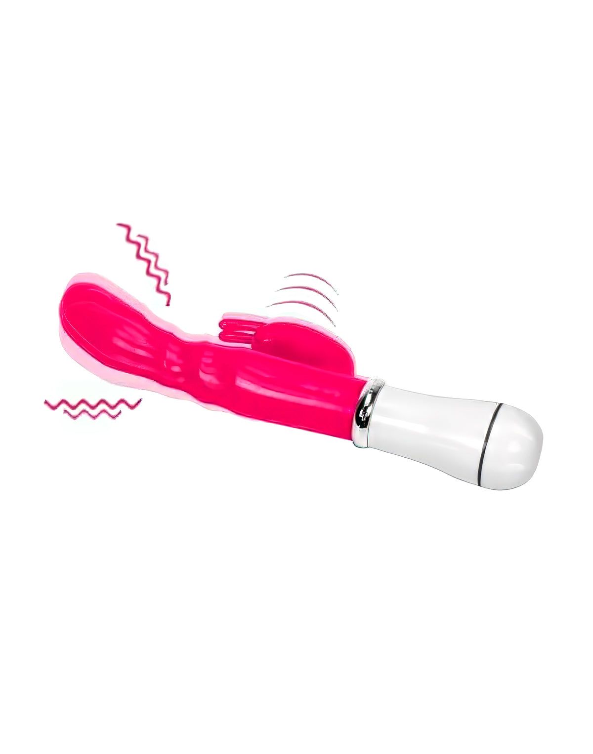 Vibrador Ponto G com Estimulador Rabbit em rosa pink – Doce Malícia