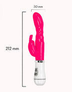 Vibrador Ponto G com Estimulador Rabbit – Doce Malícia