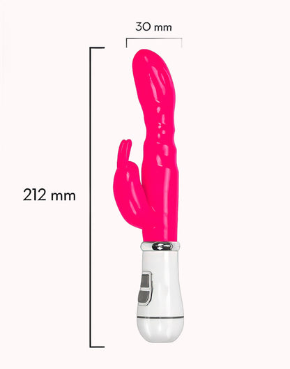 Vibrador Ponto G com Estimulador Rabbit – Doce Malícia