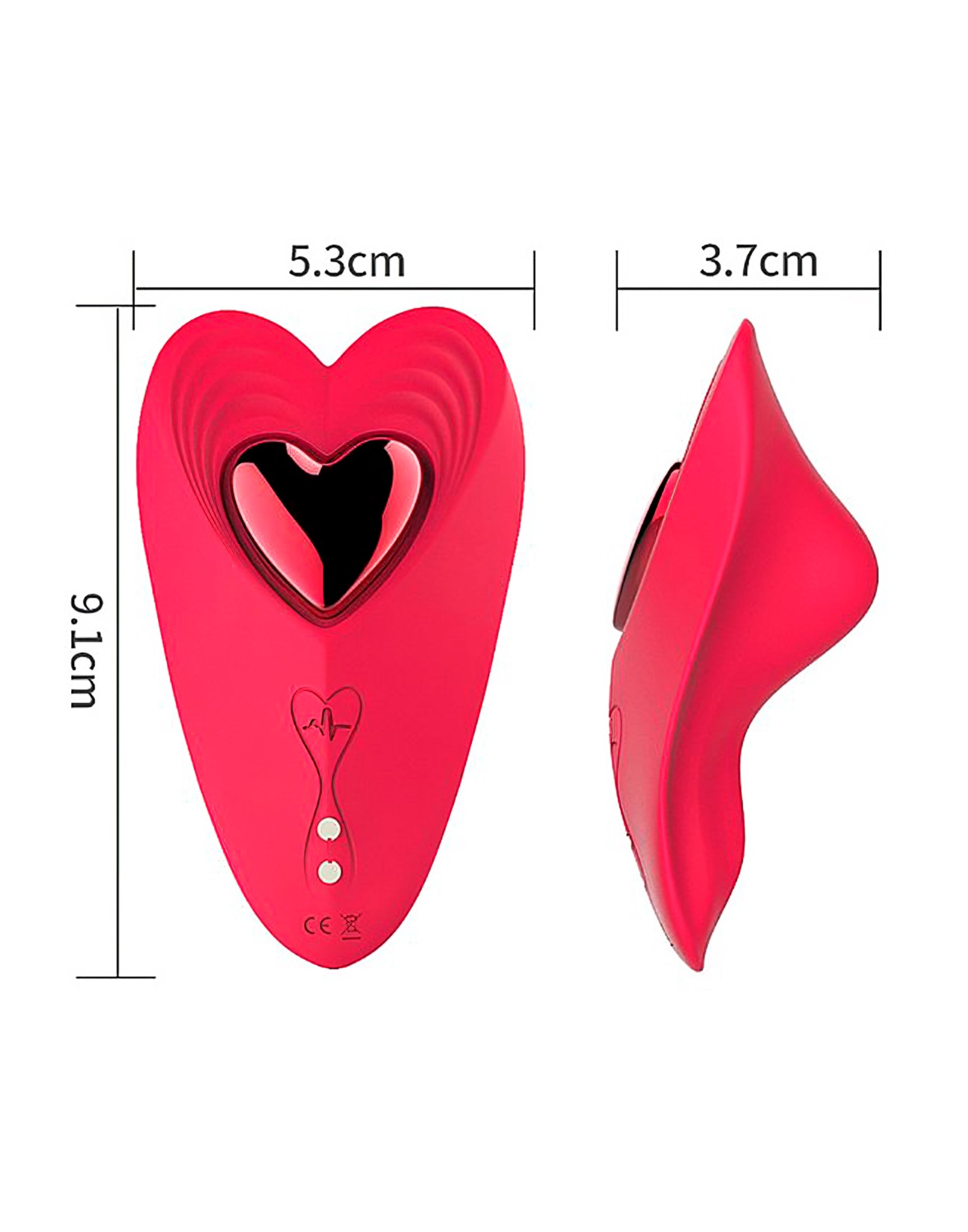 Vibrador de Calcinha Red Heart em roxo – Doce Malícia