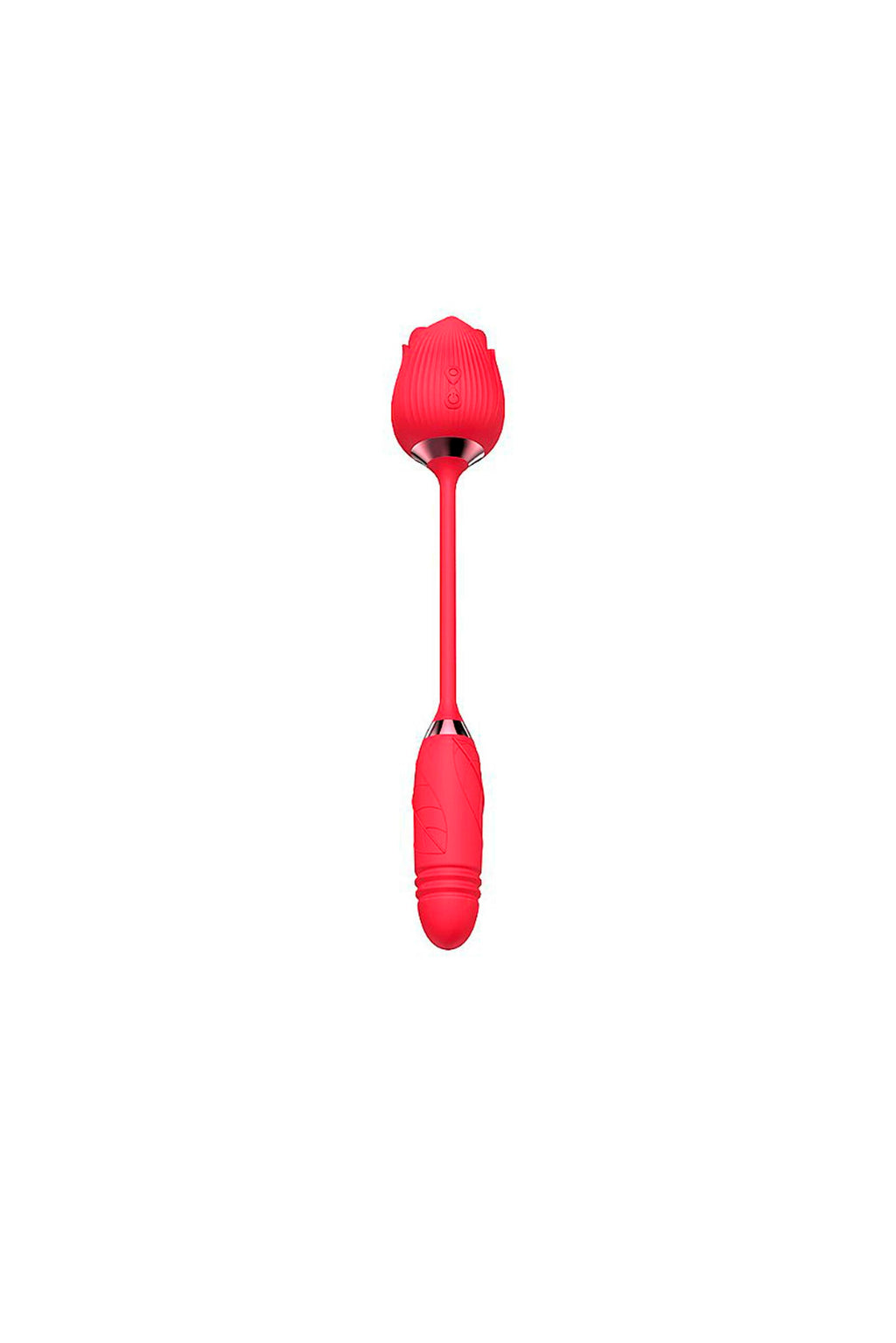 Vibrador Rosa Estimuladora de Ponto em Preto – Doce Malícia