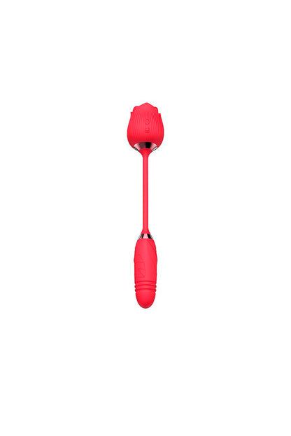 Vibrador Rosa Estimuladora de Ponto em Preto – Doce Malícia