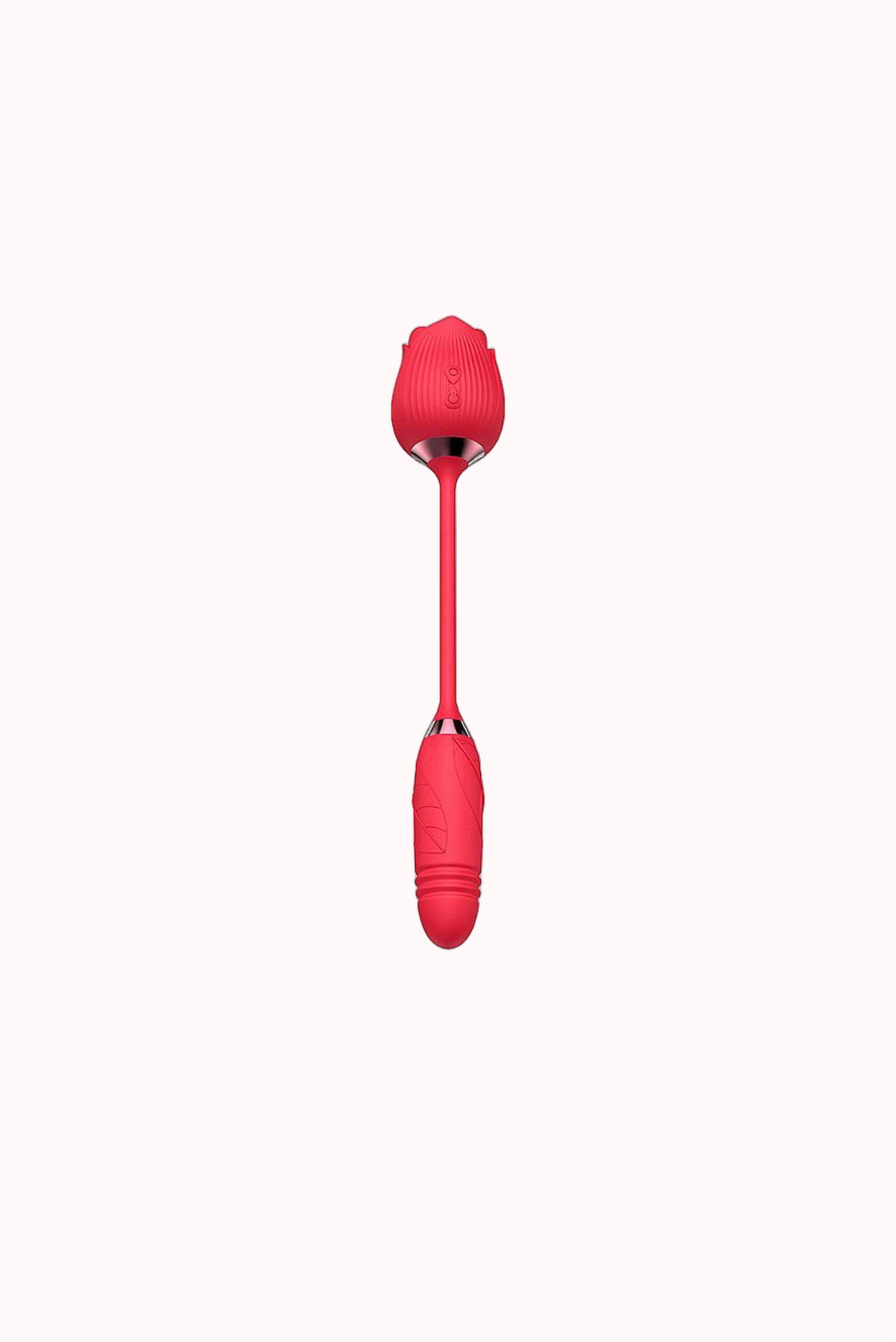 Vibrador Rosa Estimuladora de Ponto G com Vai e Vem – Doce Malícia