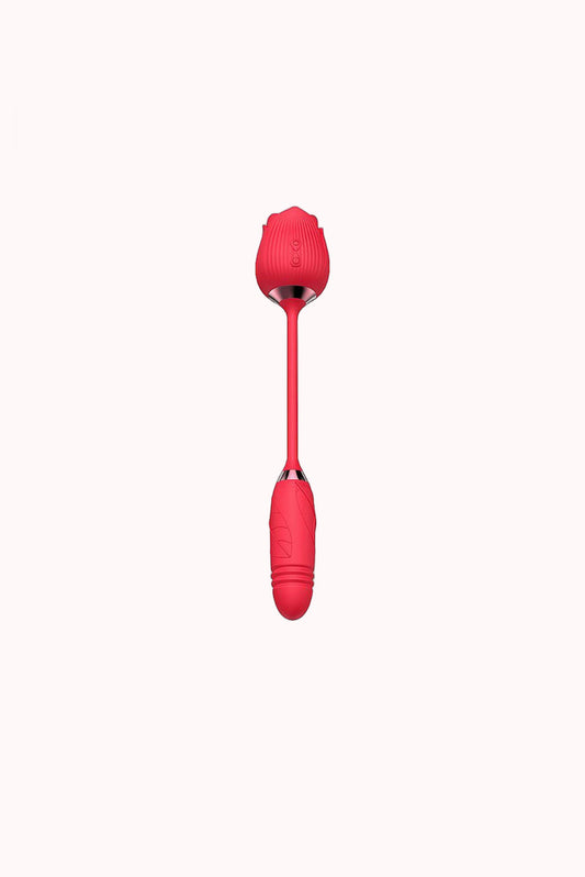 Vibrador Rosa Estimuladora de Ponto G com Vai e Vem – Doce Malícia