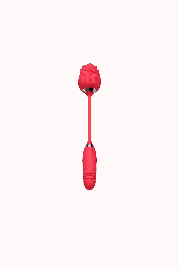 Vibrador Rosa Estimuladora de Ponto G com Vai e Vem – Doce Malícia — Doce Malícia