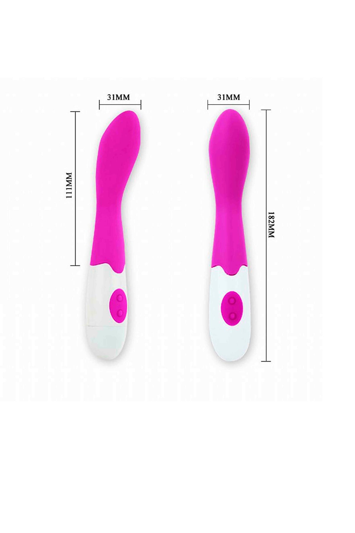 Vibrador em Silicone Love com em rosa pink – Doce Malícia