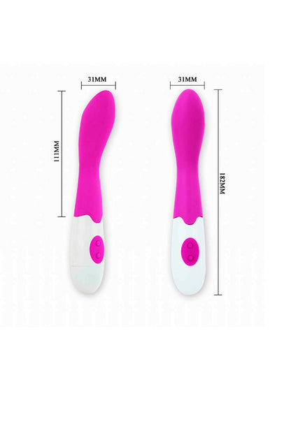 Vibrador em Silicone Love com em rosa pink – Doce Malícia