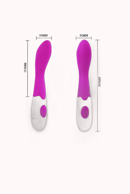 Vibrador em Silicone Love com 30 Modos de Vibração – Doce Malícia