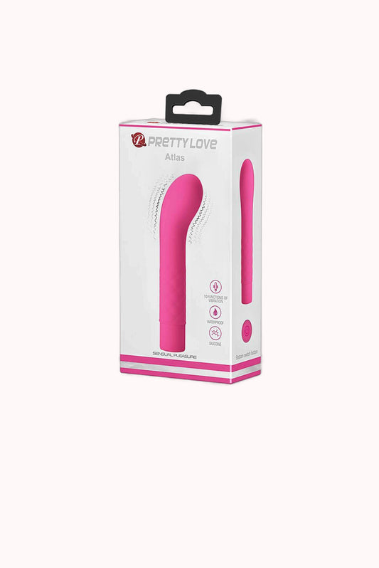 Vibrador em Silicone Atlas – 10 Modos de Vibração – Doce Malícia