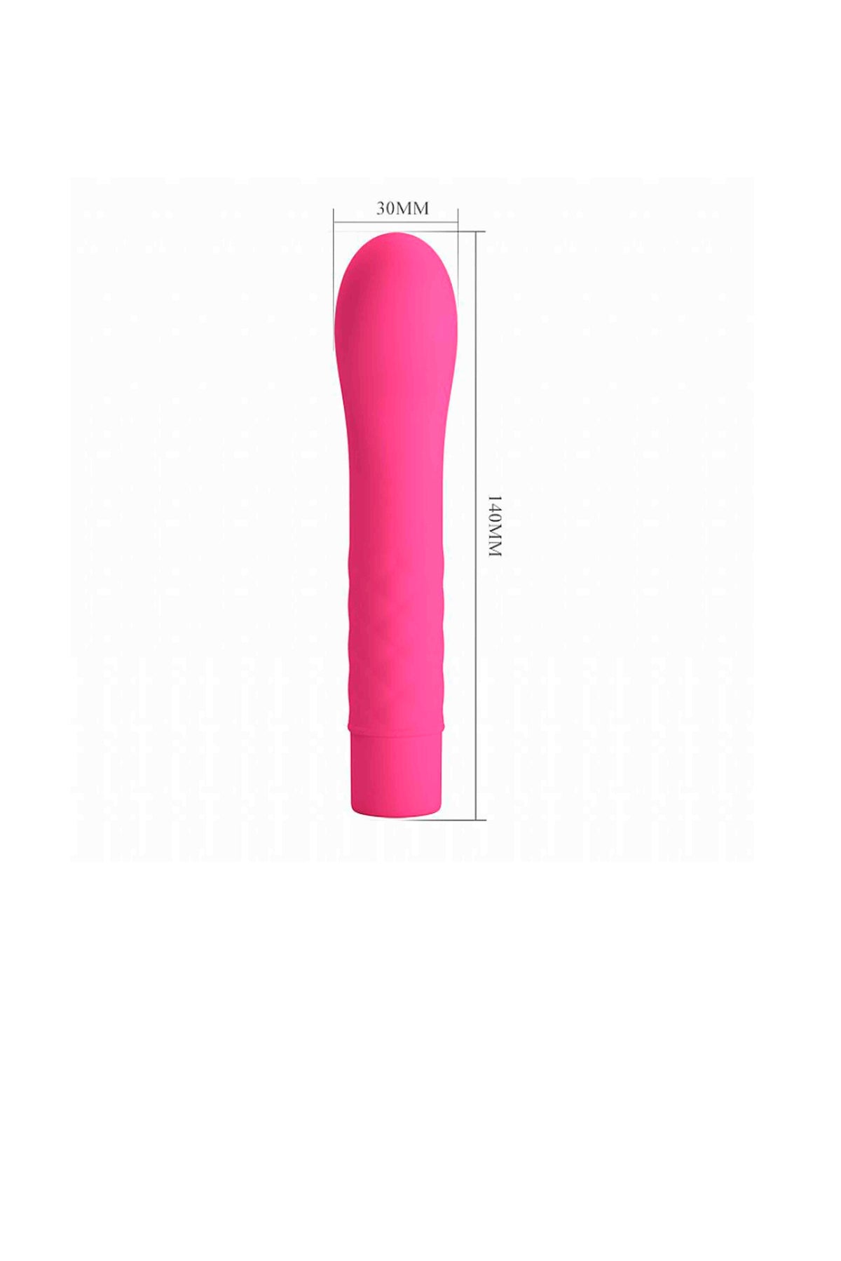 Vibrador em Silicone Atlas – em rosa – Doce Malícia