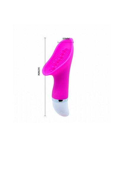 Vibrador em Silicone com Simulador em Quantidade – Doce Malícia
