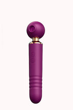 Vibrador c/ Sugador em Silicone Recarregável – 3 em 1 – Doce Malícia