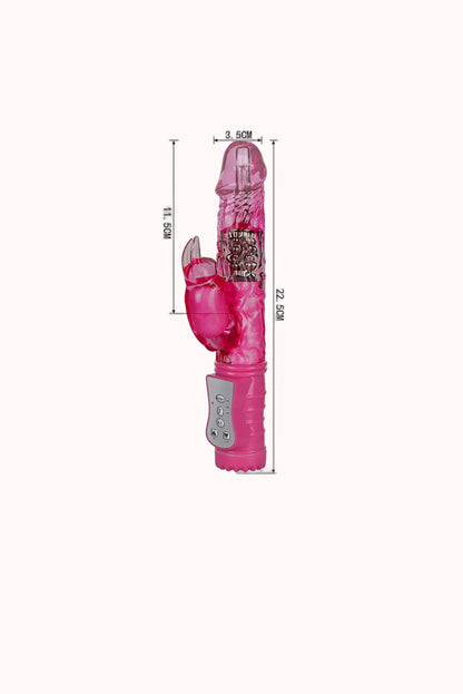 Vibrador Rotativo com Textura e 7 Vibrações com Rotação 360º – Doce Malícia