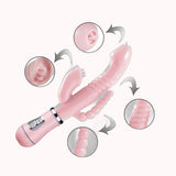 Vibrador de Ponto G e Clitóris em Jelly Recarregável – 3 em 1 – Doce Malícia