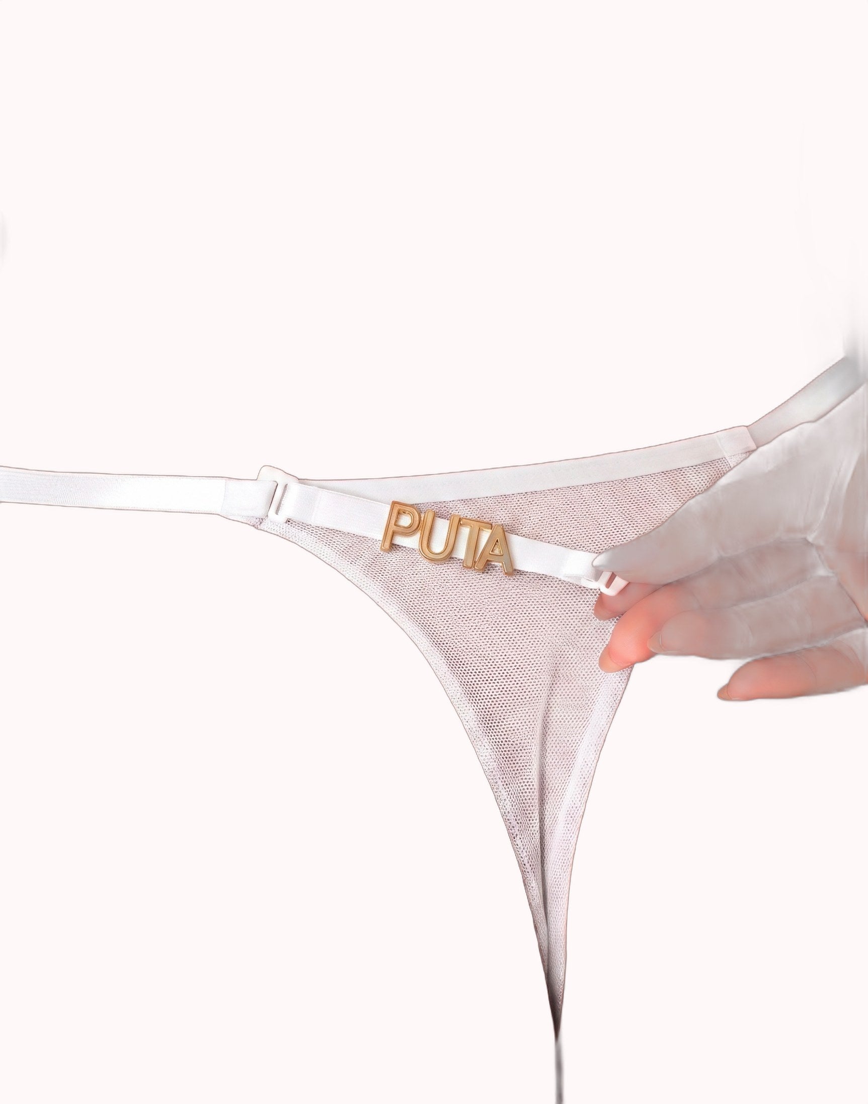 Conjunto Personalizável em Tule Bordado – Wendy – Branco – Tamanho G – Doce Malícia